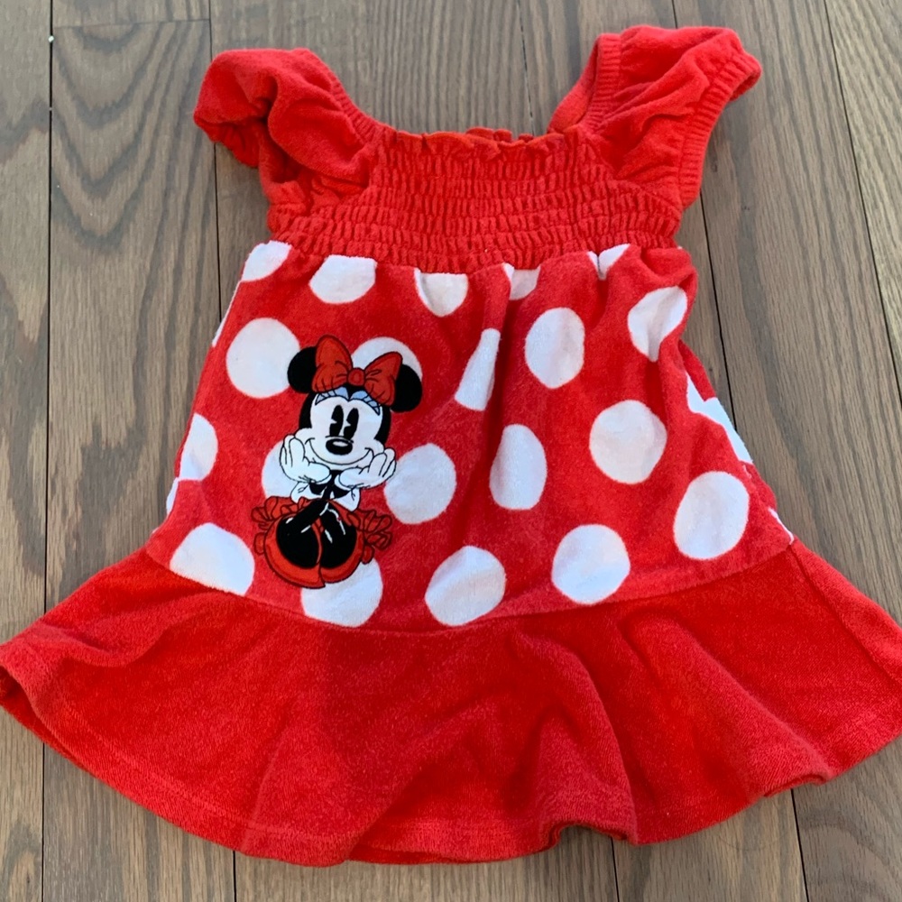 Minnie Mouse terrycloth dress